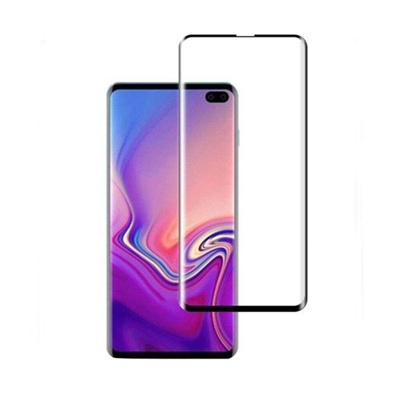 Folie Sticla Curbata Flippy pentru  Samsung S10 Plus Full Glue Negru-1