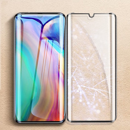 Folie Sticla Curbata, compatibila cu Huawei P30 Pro Full Face Negru, Flippy-1