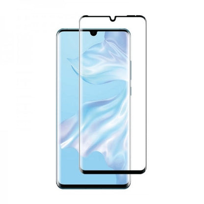 Folie Sticla Curbata, compatibila cu Huawei P30 Pro Full Face Negru, Flippy-5