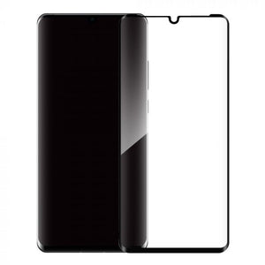 Folie Sticla Curbata, compatibila cu Huawei P30 Pro Full Face Negru, Flippy-0