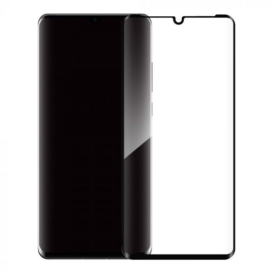 Folie Sticla Curbata, compatibila cu Huawei P30 Pro Full Face Negru, Flippy-0