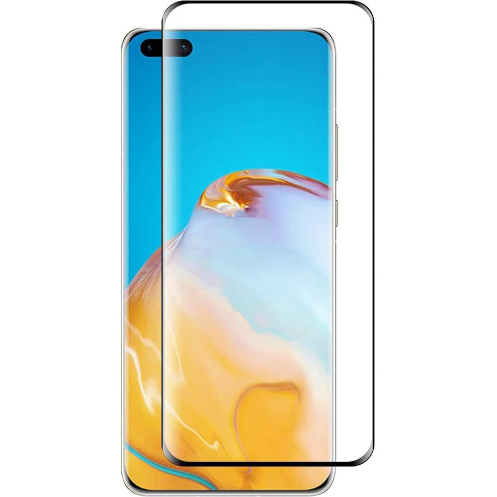 Folie Sticla Curbata Huawei P40 Pro Full Glue Negru-3