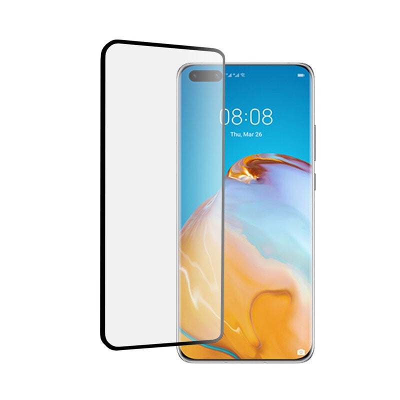 Folie Sticla Curbata Huawei P40 Pro Full Glue Negru-0