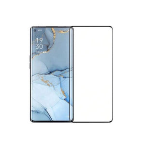 Folie Sticla Curbata Oppo Reno 3 Pro Full Glue Negru-0