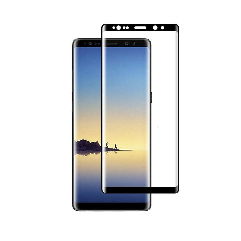 Folie Sticla Curbata Samsung Galaxy Note 8 Full Face V2 Negru-0