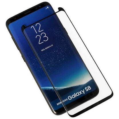 Folie Sticla Curbata Samsung Galaxy S8 Full Glue 4D/5D Negru-3