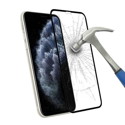 Folie Sticla Securizata Flippy compatibila cu Samsung S10, Full Glue, Curbata, Lipici margine, Negru-2