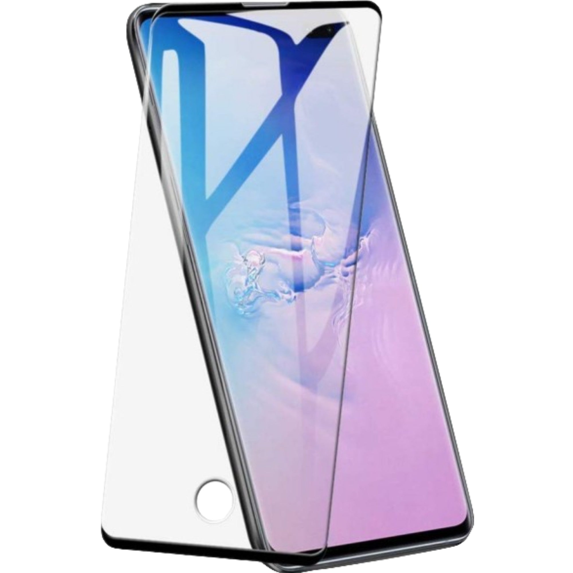 Folie Sticla curbata securizata Flippy compatibila cu Samsung S21 Ultra Full Glue Negru-0