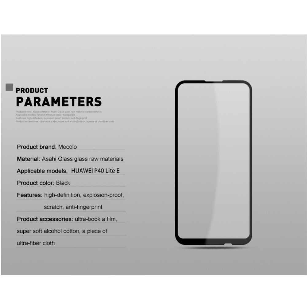 Folie Sticla Flippy® compatibila cu Huawei Y7P 2020 111D Negru-11