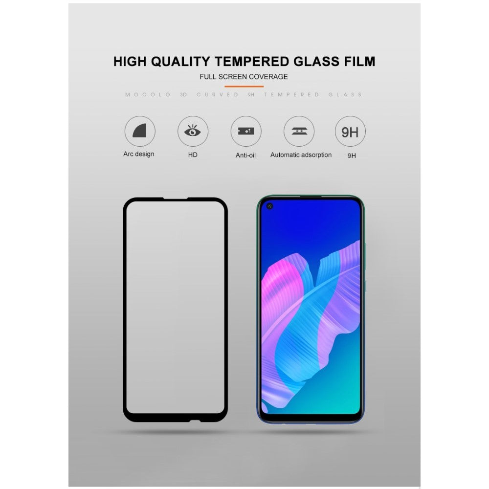Folie Sticla Flippy® compatibila cu Huawei Y7P 2020 111D Negru-12