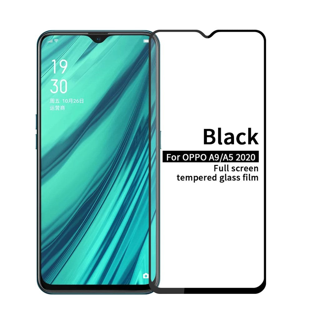 Folie Sticla Flippy® compatibila cu Oppo A5 2020 111D Negru-1
