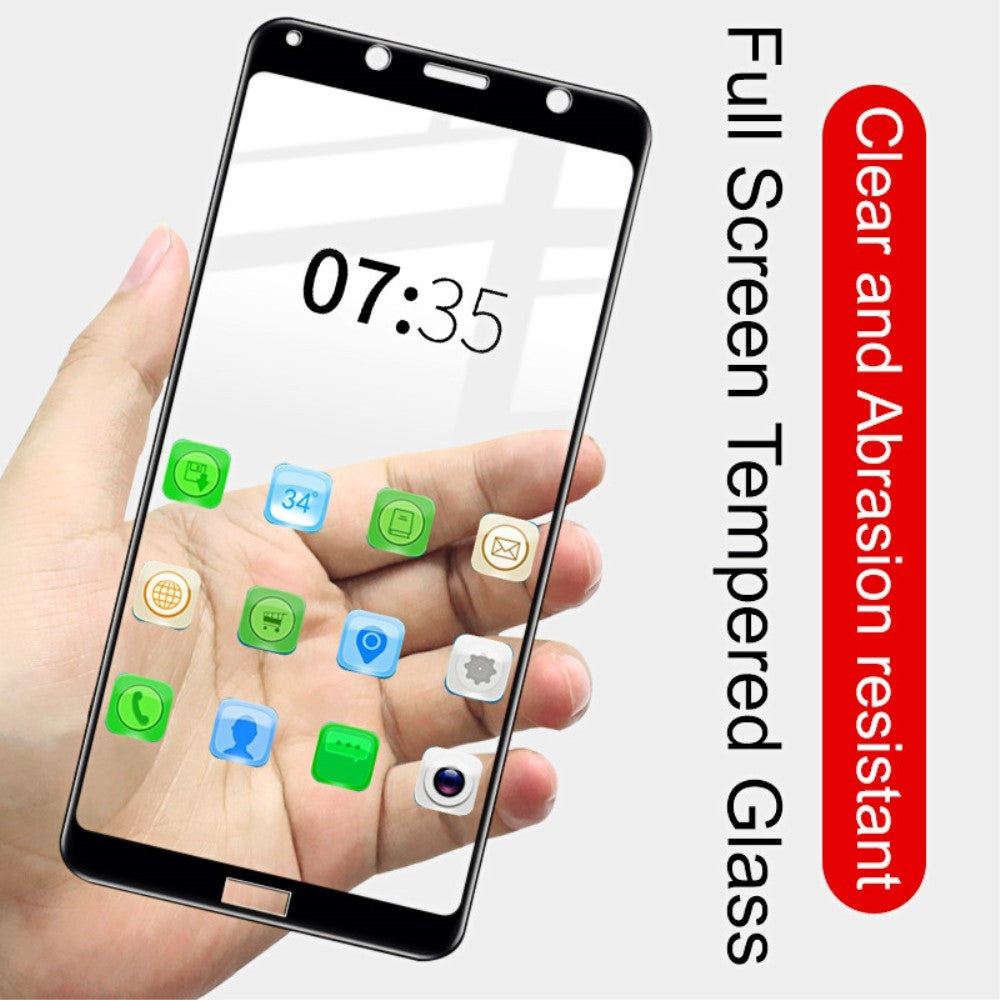 Folie Sticla Flippy® compatibila cu Xiaomi Redmi 7A 111D Negru-2