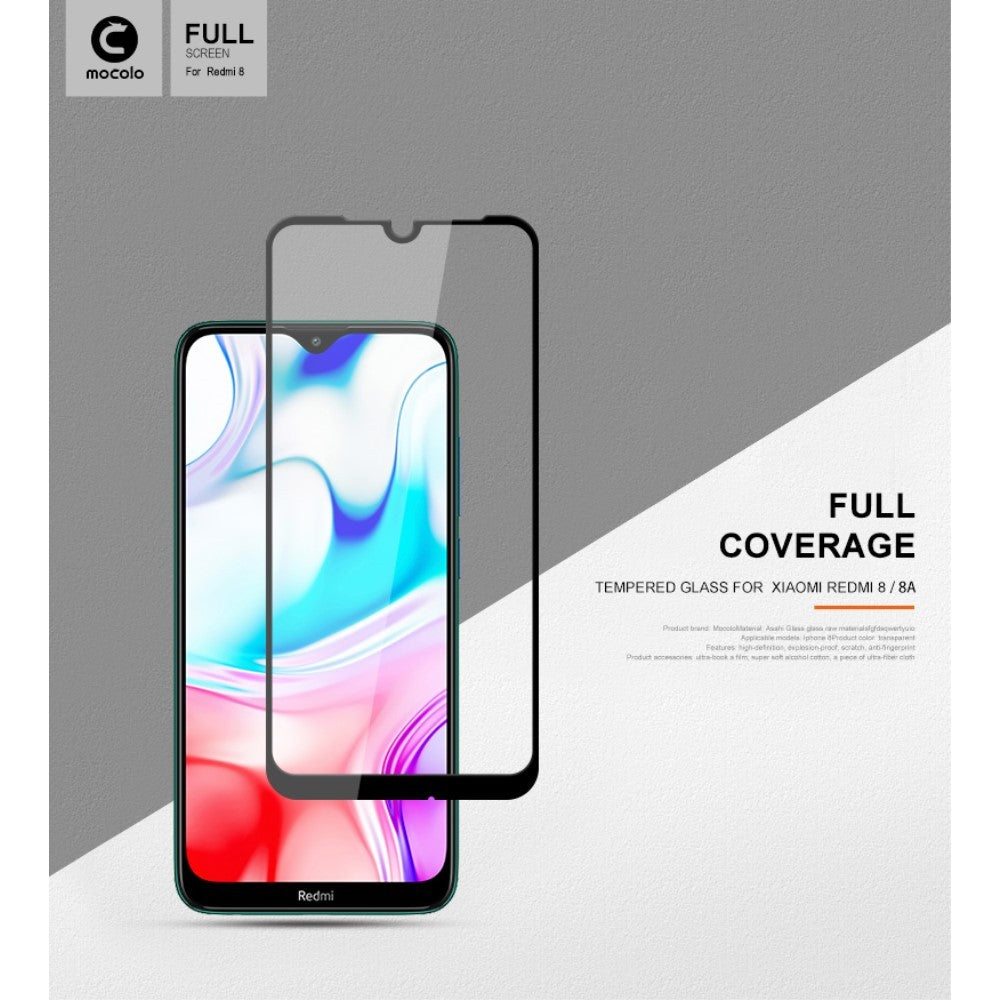 Folie Sticla Flippy® compatibila cu Xiaomi Redmi 8 111D Negru-10