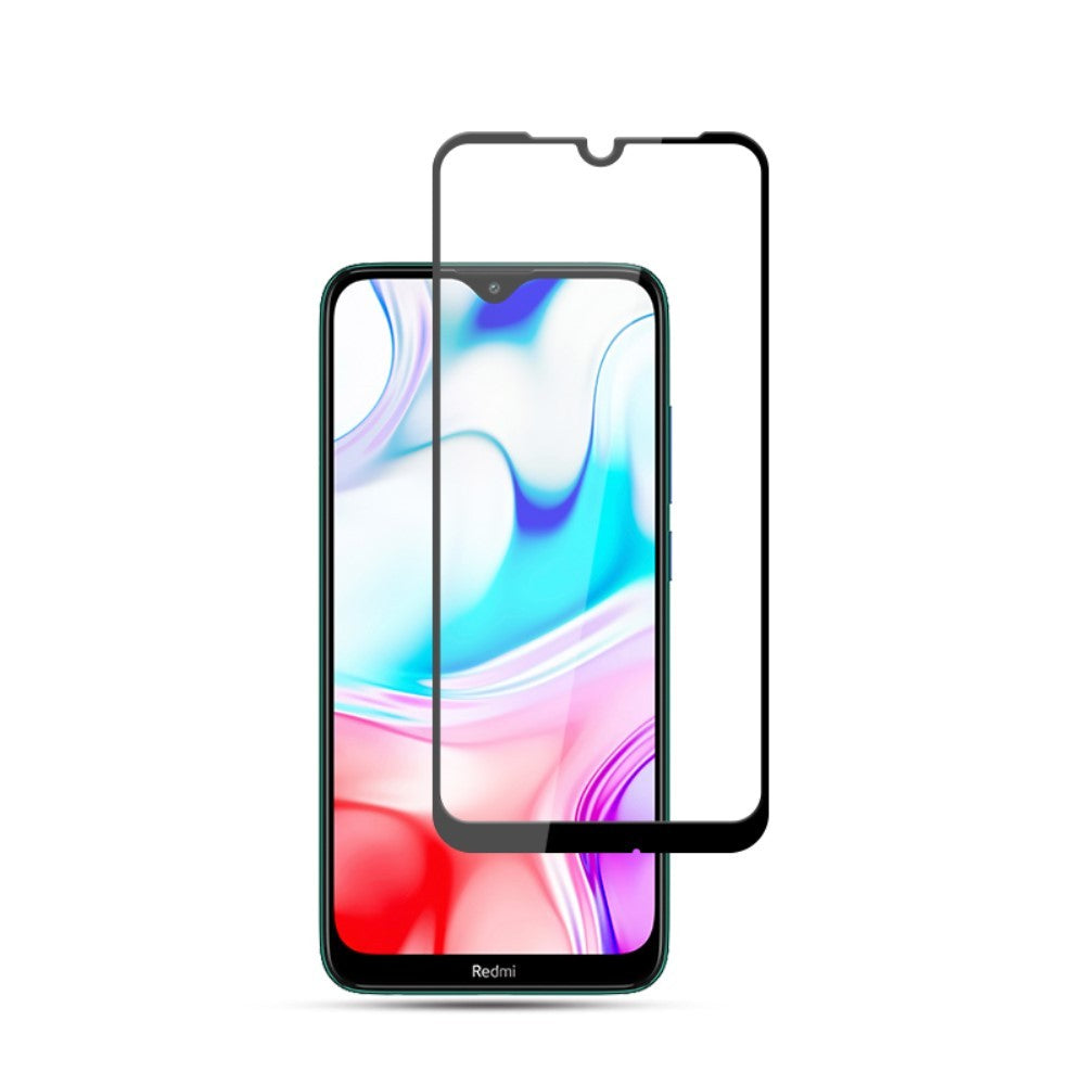 Folie Sticla Flippy® compatibila cu Xiaomi Redmi 8 111D Negru-0