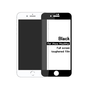 Folie Sticla Flippy® pentru Apple iPhone 7/8 Plus 111D Negru-0