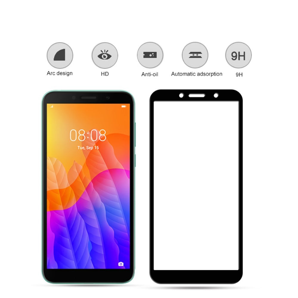 Folie Sticla Flippy® pentru Huawei Y5P 2020 111D Negru-2