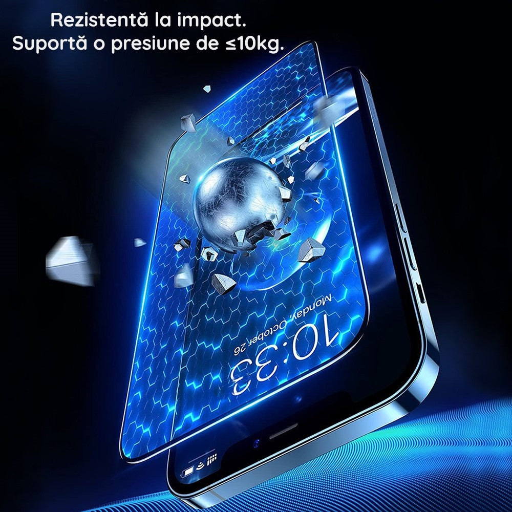 Folie Sticla Flippy pentru Samsung Galaxy S23 Plus, Transparenta HD, 9H, 111D, Margini negre-3