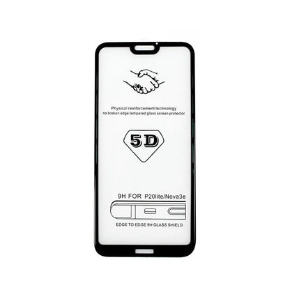 Folie Sticla Huawei P20 Lite 4D/5D Negru-3