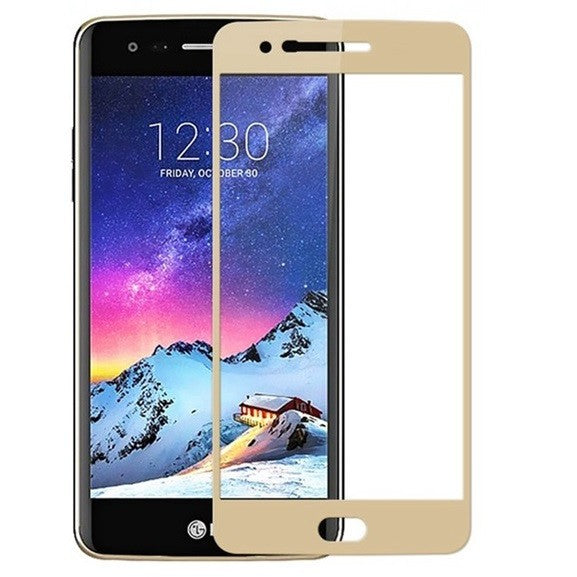 Folie Sticla LG K10 2017 Full Face Auriu-2
