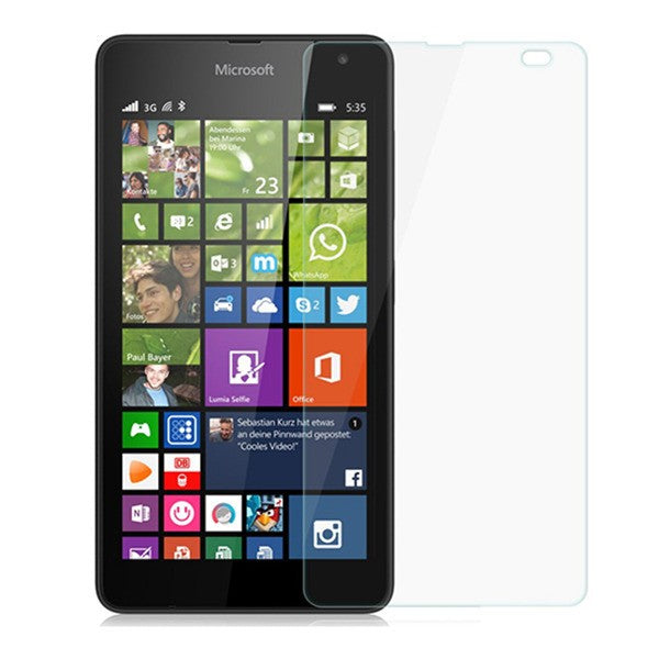 Folie Sticla Securizata Flippy, 9H, Transparenta HD, pentru Microsoft 535 Transparent-2