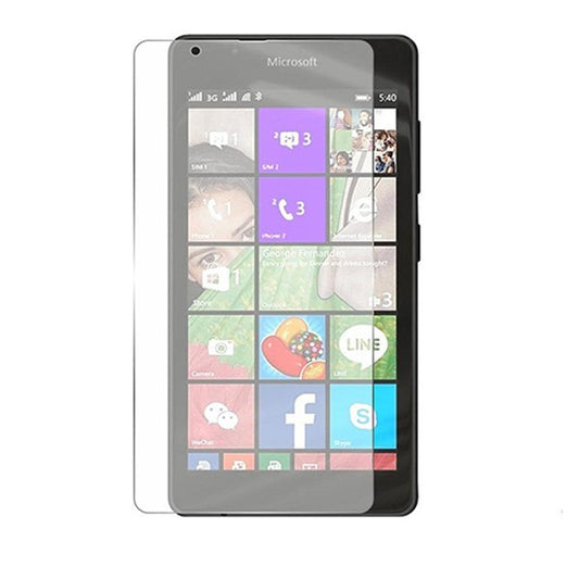 Folie Sticla Securizata Flippy, 9H, Transparenta HD, pentru Microsoft Lumia 540 Transparent-0