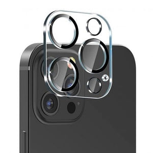 Folie Sticla pentru camera Apple iPhone 14 Pro / 14 Pro Max, Transparent cu margini negre-0