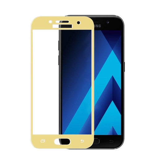 Folie Sticla Samsung Galaxy A7 2017 5D Auriu-1