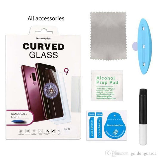 Folie Sticla Samsung Galaxy S6 Edge Full Glue Nano Water Transparent-1