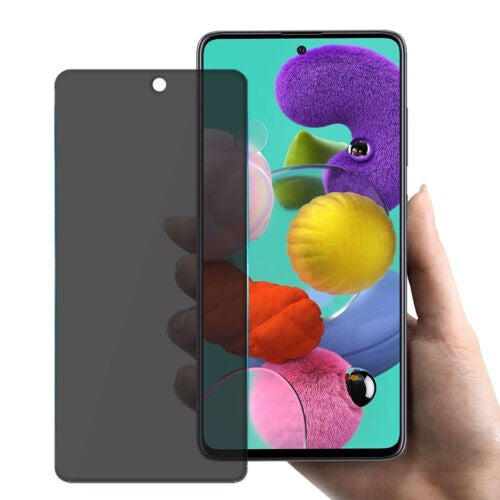 Folie sticla securizata Flippy compatibila cu  Samsung S23 Pro, Full Glue, Privacy, Negru-2