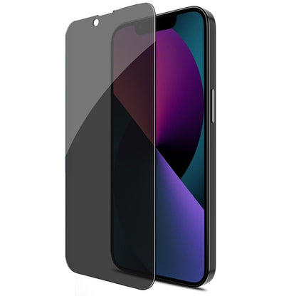 Folie sticla securizata cu sistem de montare usor si rapid Flippy pentru Apple iPhone 14 Plus / 13 Pro Max, Privacy, Transparenta-2