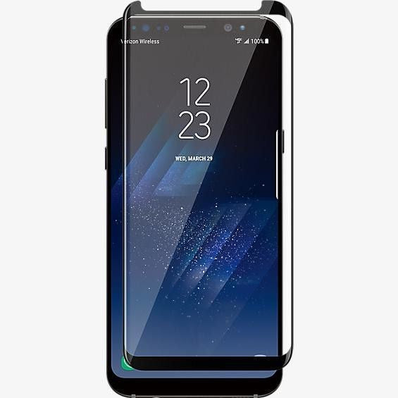 Folie Sticla Securizata Curbata Flippy Full Face, lipici pe toata suprafata, pentru Samsung Galaxy S9 Plus, Negru-1