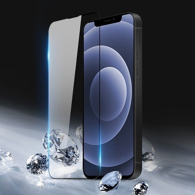 Folie Sticla securizata electrostatica Flippy pentru iPhone 12 Pro Max, Sticla ESD, Top Glass, Anti-static, Negru-4