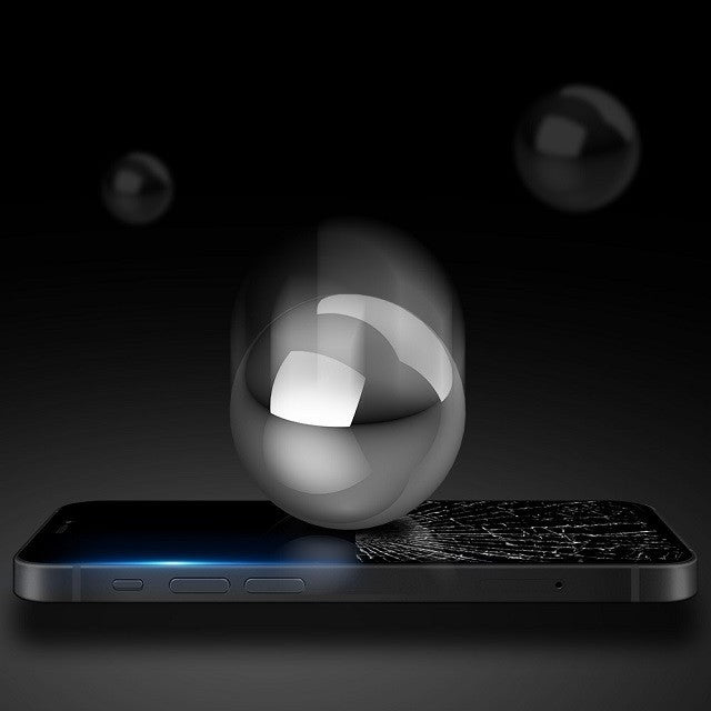 Folie Sticla securizata electrostatica Flippy pentru iPhone XS / 11 Pro, Sticla ESD, Top Glass, Anti-static, Negru-1