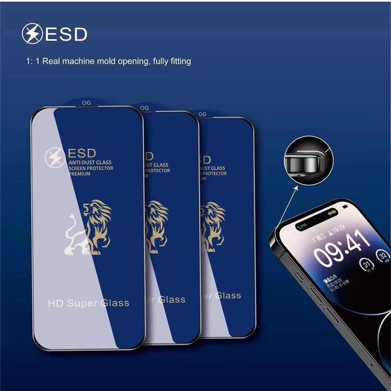 Folie Sticla securizata electrostatica Flippy pentru Samsung A54 5G, Sticla ESD, Top Glass, Anti-static, Negru-4