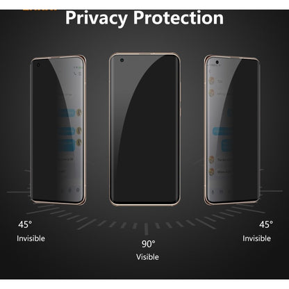 Folie Sticla securizata Flippy® compatibila cu Hawei Nova 9 Full Glue Privacy Negru-4