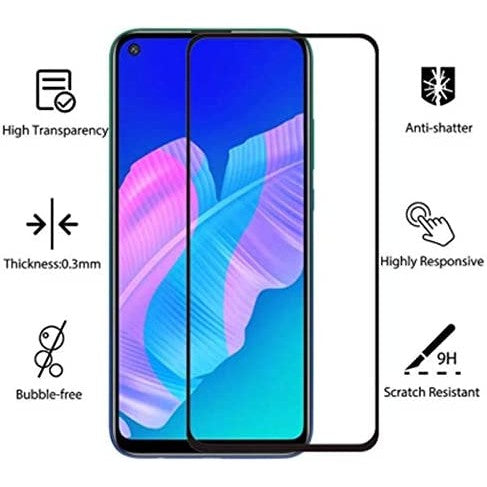 Folie Sticla securizata Flippy® pentru Huawei P40 Lite E full glue negru-1
