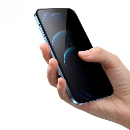Folie Sticla securizata Flippy compatibila cu Samsung A11 Full Glue Privacy Negru-10