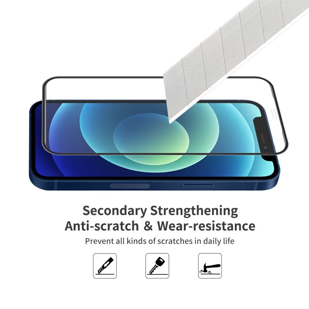 Folie Sticla Securizata Flippy compatibila cu Samsung A7 2017, Full Glue, Negru-4