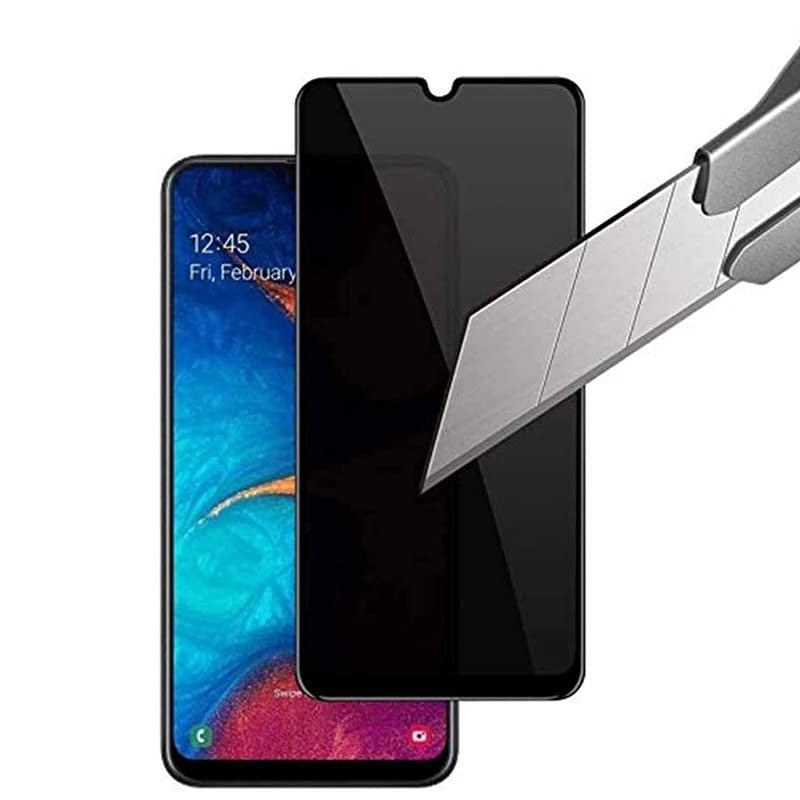 Folie Sticla securizata Flippy compatibila cu Samsung A70 Full Glue Privacy Duritate 9H Negru-4