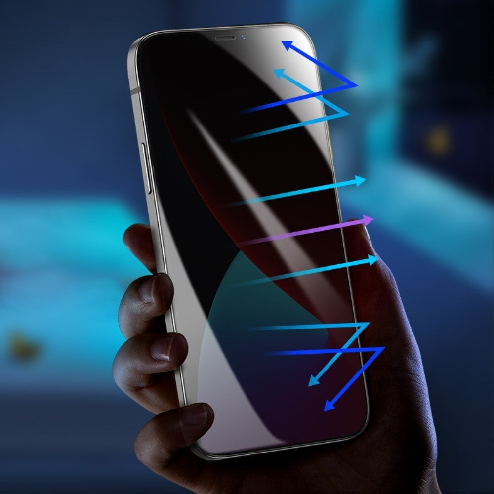 Folie Sticla securizata Flippy compatibila cu Samsung A72 Full Glue Privacy Negru-6