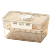 Forma de Gheata, Flippy, Doua Straturi, Inchidere Etans, din PP+PET, 19 x 12 x 9.5 cm, Bej-0
