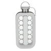 Forma pentru Gheata 2 in 1 Portabila, Flippy, Tavita sub Forma de Sticla, Diametru 3 cm, Multifunctional, 17 Bilute de Gheata, 27.5 x 11.4 x 5.5 cm, Culoare Alb-0