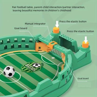 Fotbal de Masa Interactiv pentru Copii, Flippy, cu 2 Mingi Incluse, Tabela Scor, 22.8x12x4 cm, Verde-4