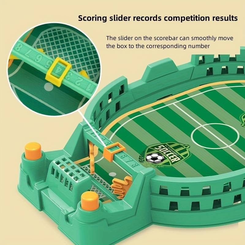 Fotbal de Masa Interactiv pentru Copii, Flippy, cu 2 Mingi Incluse, Tabela Scor, 22.8x12x4 cm, Verde-5