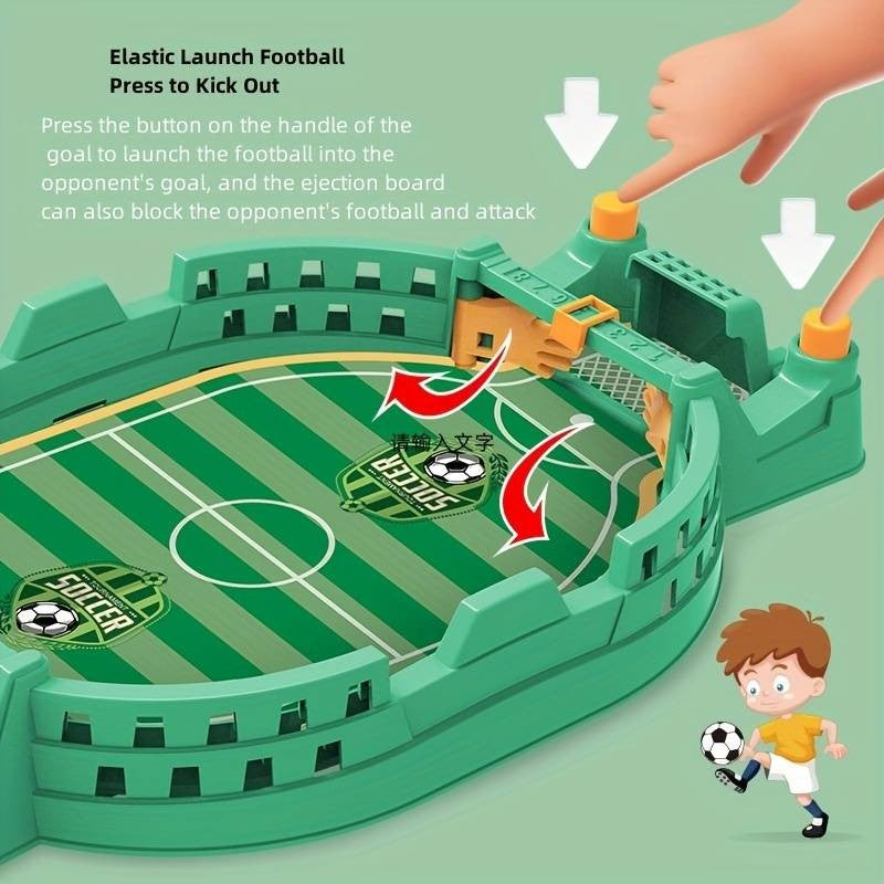 Fotbal de Masa Interactiv pentru Copii, Flippy, cu 2 Mingi Incluse, Tabela Scor, 22.8x12x4 cm, Verde-6