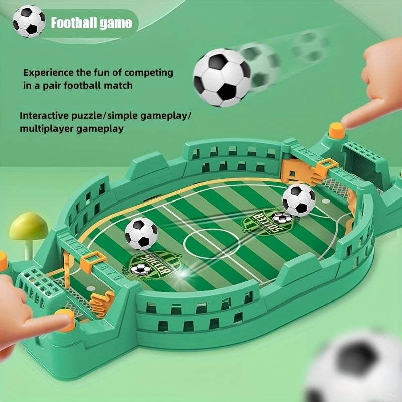 Fotbal de Masa Interactiv pentru Copii, Flippy, cu 2 Mingi Incluse, Tabela Scor, 22.8x12x4 cm, Verde-7