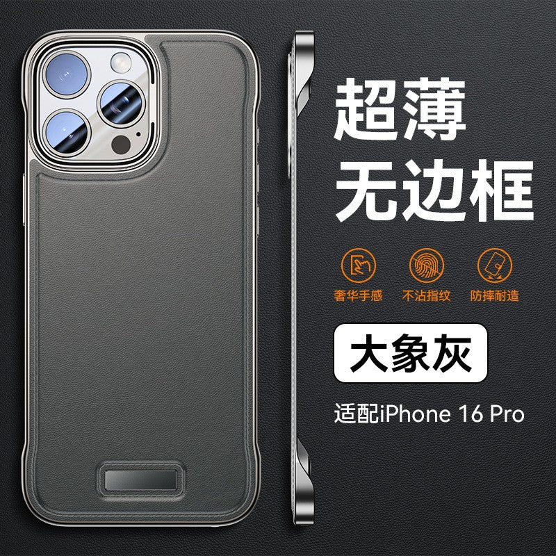 Husa Iphone 15 Pro Design Modern, Subtire, Flippy, Maro-0