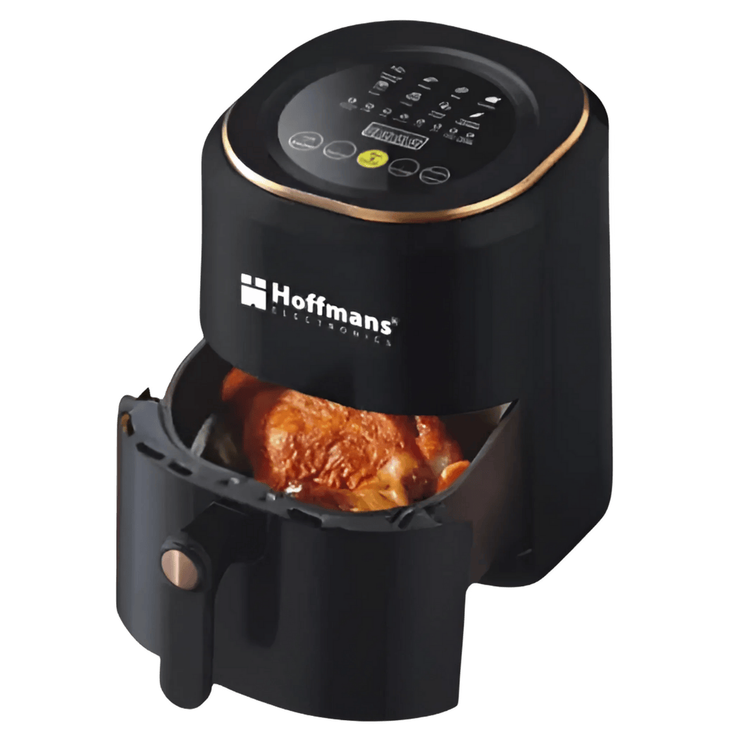 Friteuza Hoffman negru cu touchscreen,capacitate 7.5 litri