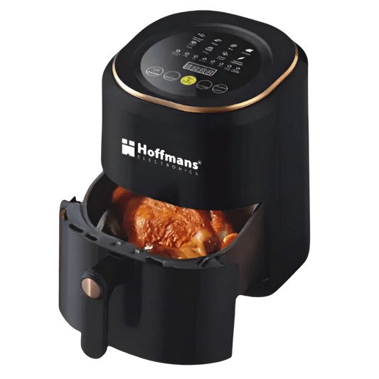 Friteuza Hoffman negru cu touchscreen,capacitate 7.5 litri