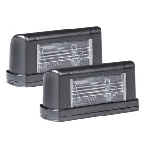 Set 2 lampi pentru iluminat placuta de inmatriculare, 12 - 24V-0